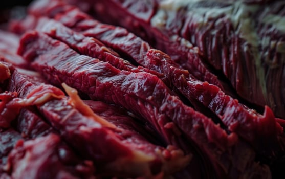 AI generated beef tenderloin, or chuck steak photo