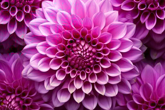 AI generated Dahlia flower background.  AI Generated. photo