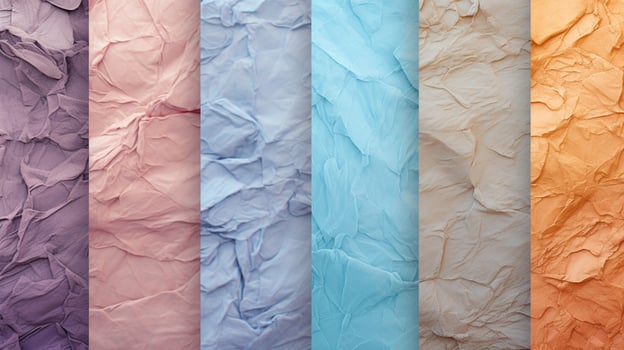 AI generated Pastel Collage of Textures Background photo