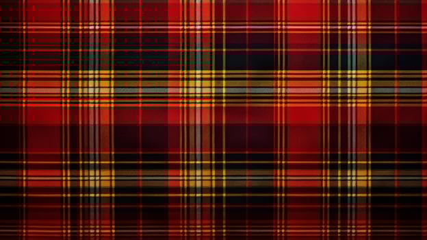 AI generated Plaid Tartan Pattern Background photo