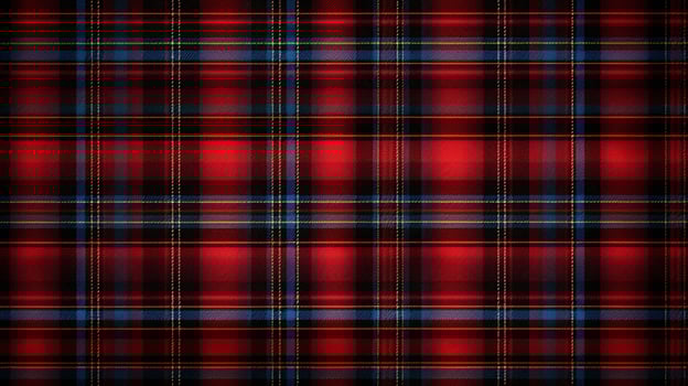 AI generated Plaid Tartan Pattern Background photo