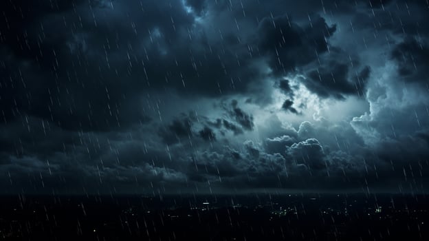 AI generated Rainy Sky Observations Background photo