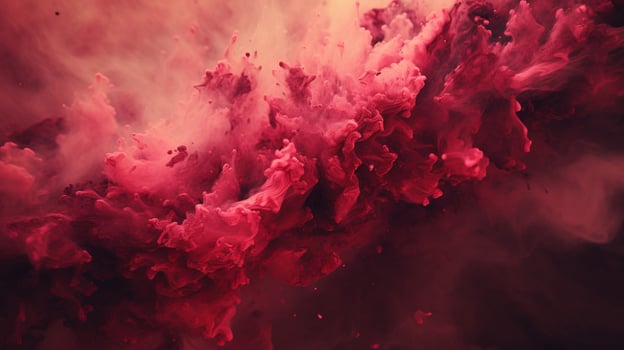 AI generated Rosewood color splash background photo