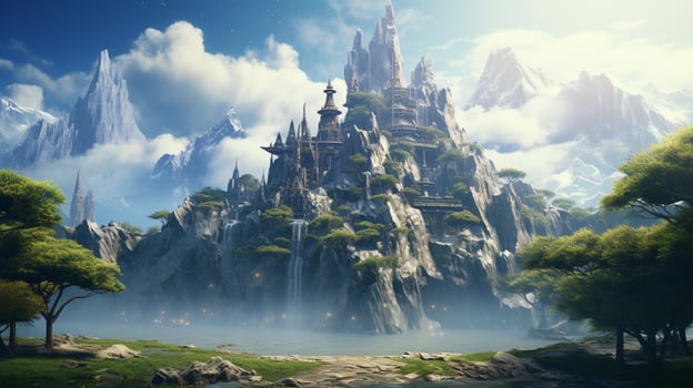 AI generated sale backgrounds photo