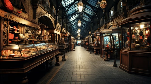 AI generated shoping high quality backgrounds photo