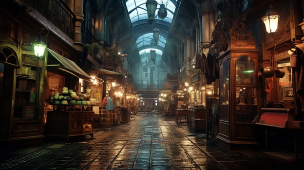 AI generated shoping high quality backgrounds photo