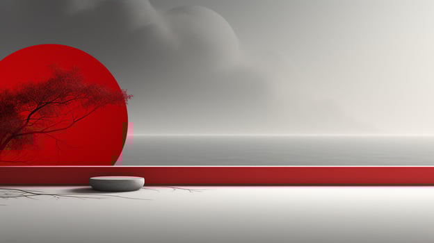 AI generated Minimalist Designs background photo