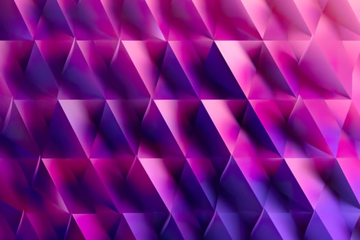 AI generated Purple Gradient Abstract Illustration. 3D triangle Background. Computer Art Design Template. AI Generative photo