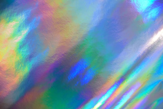 Crumpled Holographic Foil Paper Textures photo