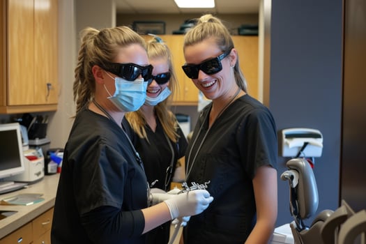 AI generated dental hygienists in indianapolis orchard park hygienists photo