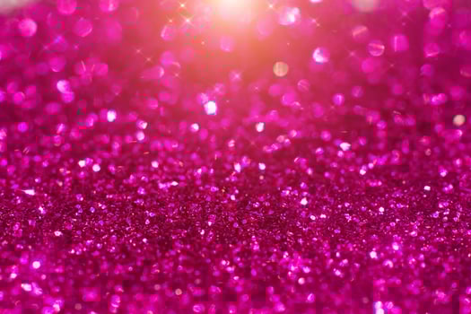 Pink Sparkling Glitter bokeh Background. photo