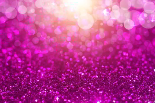 Pink Sparkling Glitter bokeh Background. photo