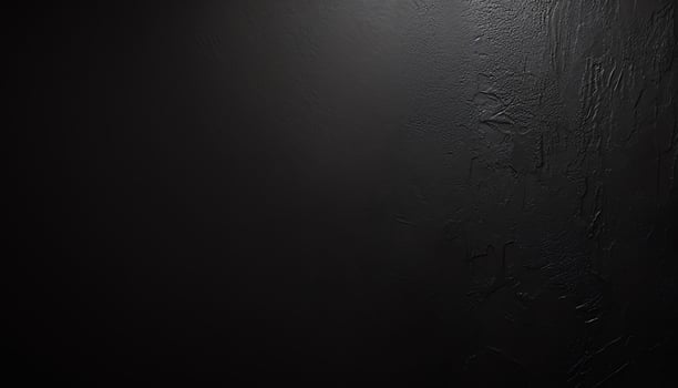 AI generated black background with water drops on it photo