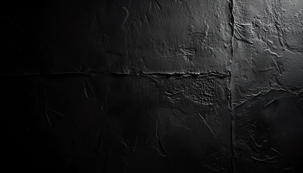 AI generated black wood floor with dark wood planks photo