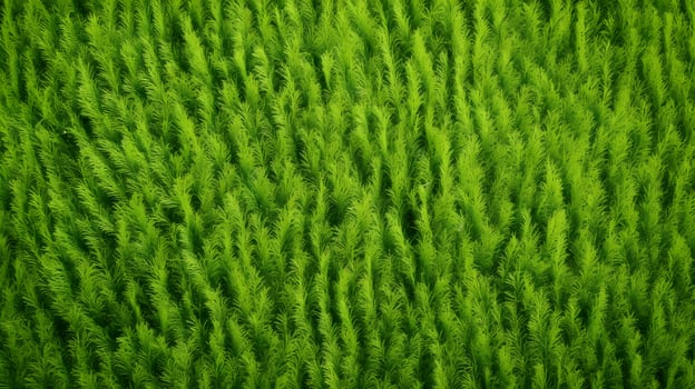AI generated Close up of green grass texture background photo