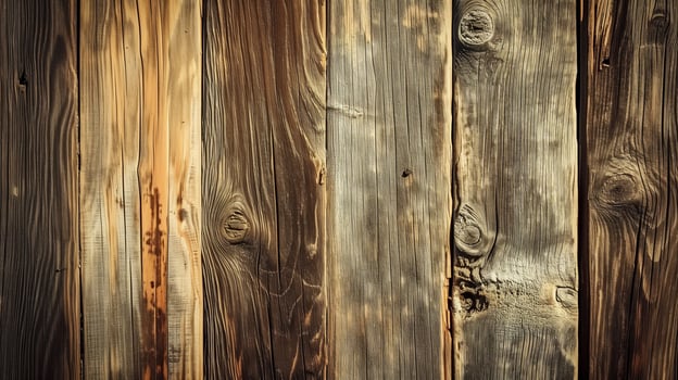 AI generated Old wooden background or texture. Grunge wood planks. photo