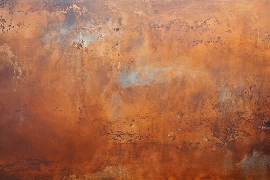 AI generated grunge rusty orange brown metal corten steel stone background texture photo