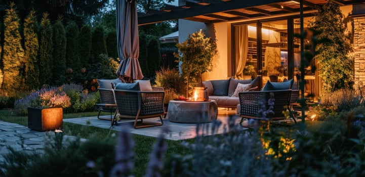 AI generated what kind of garden do you want the house of your dreams photo