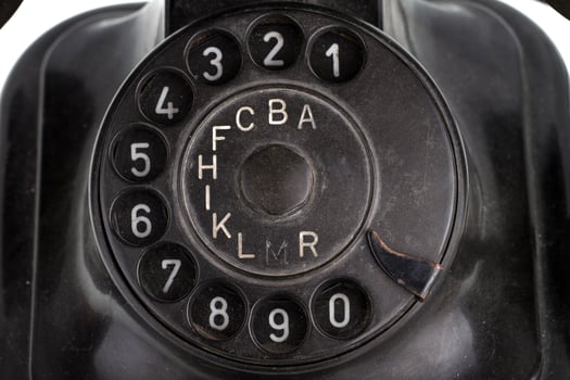 Old Retro telephone photo