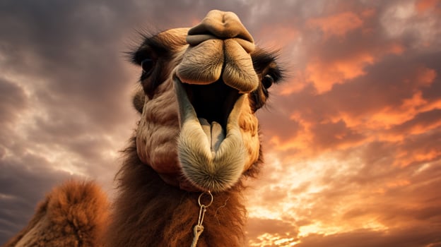 AI generated camel high quality image photo