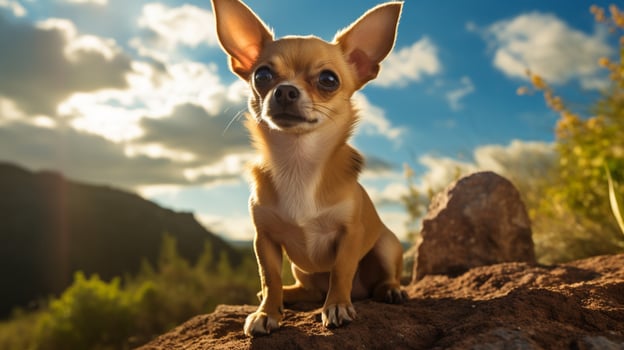 AI generated chihuahua high quality image photo