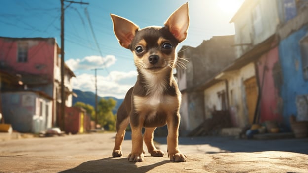 AI generated chihuahua high quality image photo