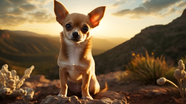 AI generated chihuahua high quality image photo