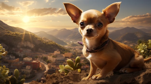 AI generated chihuahua high quality image photo