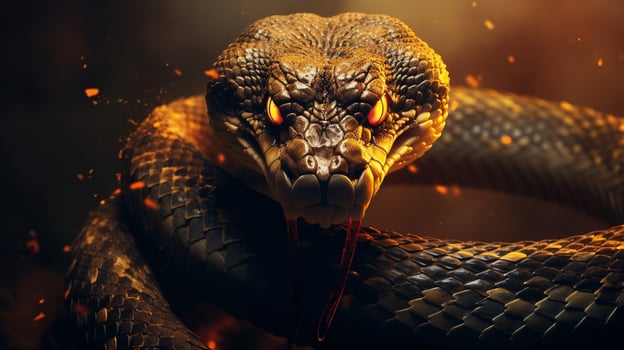 AI generated cobra high quality image photo