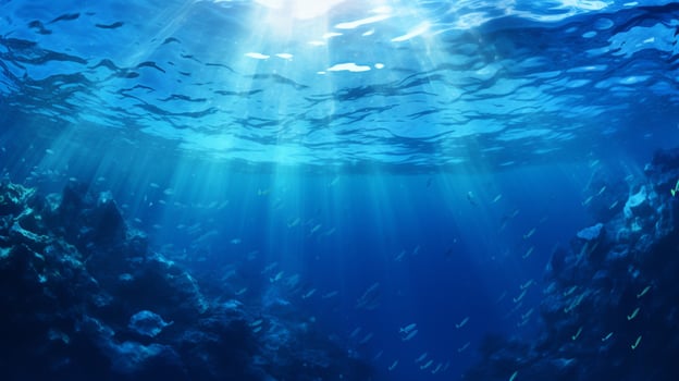 AI generated Cyan high quality background photo