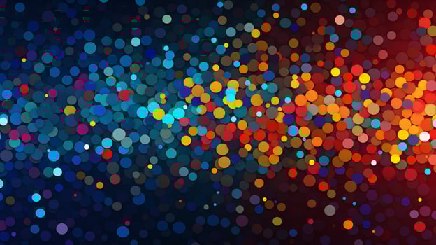AI generated Dotted Patterns background photo