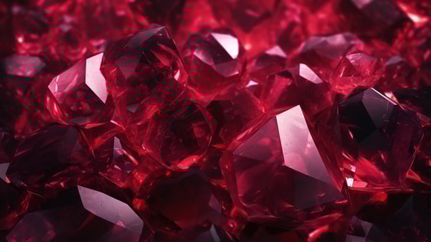 AI generated Garnet hard background photo
