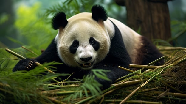 AI generated giant panda high quality image photo