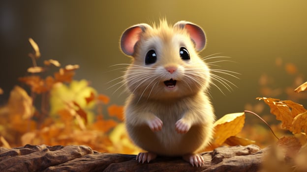 AI generated hamster high quality image photo