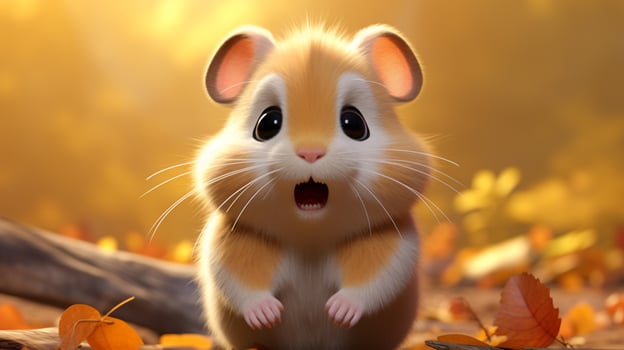 AI generated hamster high quality image photo