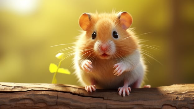 AI generated hamster high quality image photo