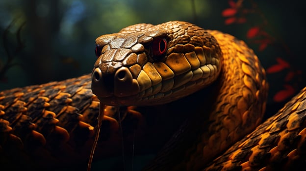 AI generated king cobra high quality image photo