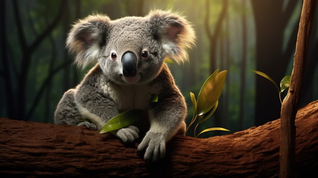 AI generated koala high quality image photo