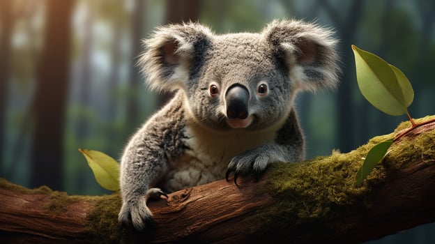 AI generated koala high quality image photo
