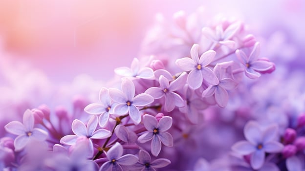 AI generated Lilac soft background photo