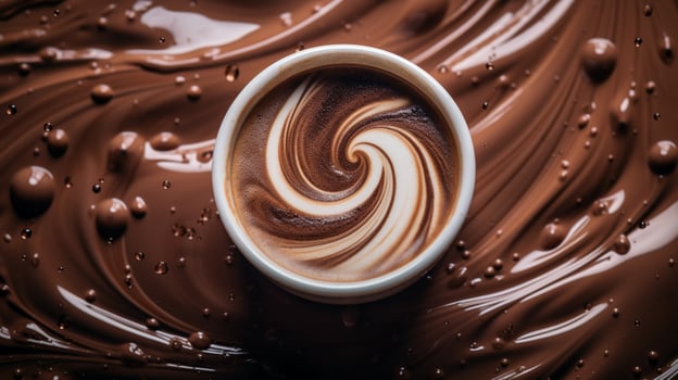 AI generated Mocha background photo