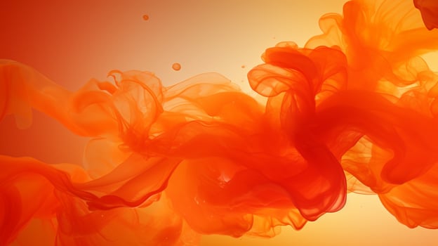 AI generated Orange color splash background photo