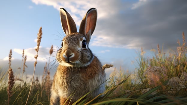 AI generated rabbit high quality image photo