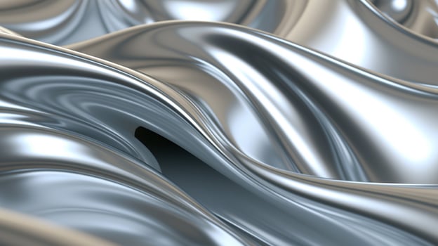 AI generated Silver soft background photo