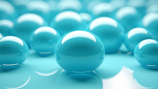 AI generated Turquoise soft background photo