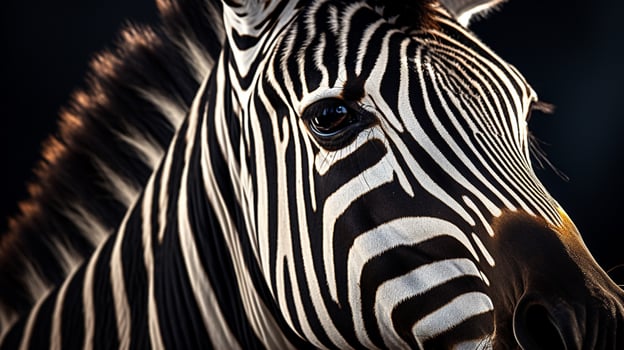 AI generated zebra high quality image photo