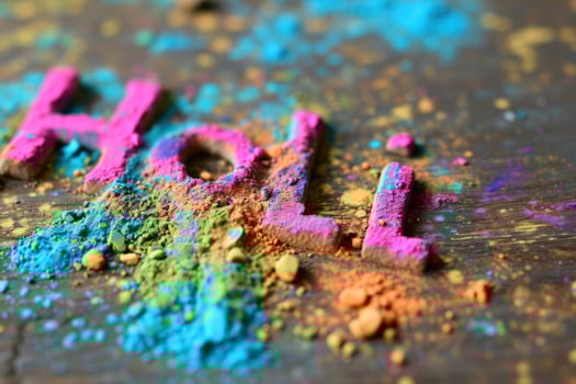 AI generated Holi A Festival of Colors Spring photo