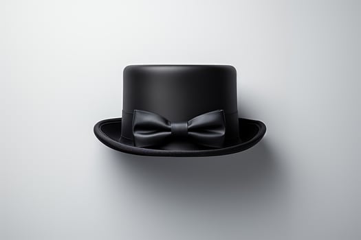 AI generated mens top hat sun protection professional photography photo