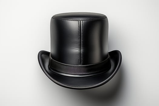 AI generated mens top hat sun protection professional photography photo