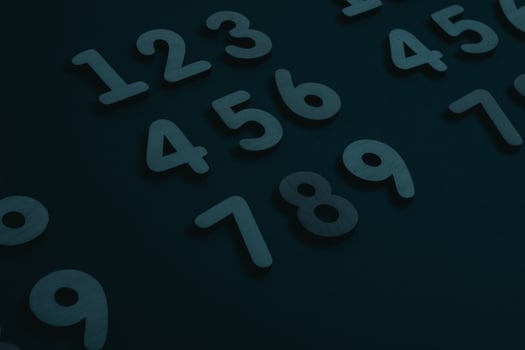 Background or texture of numbers. Finance data concept. Mathematic. Banking or currency. Business and economic growth. photo